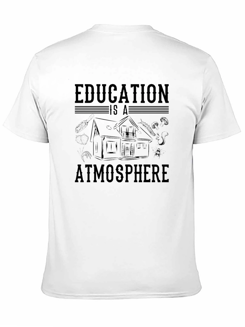 Education is Atmosphere Graphic Tee - Black