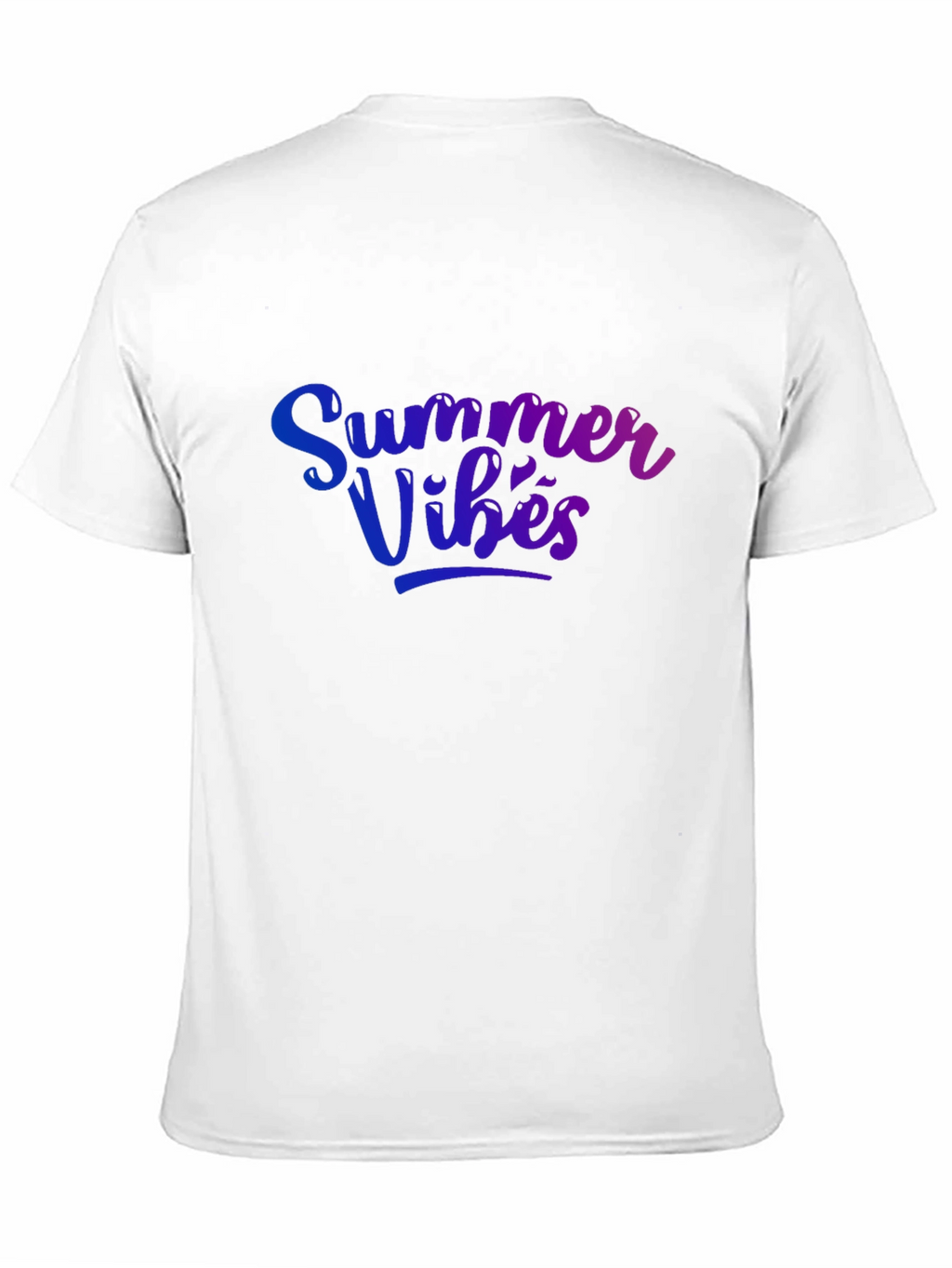 Summer Vibes Graphic Tee - Gradient Design