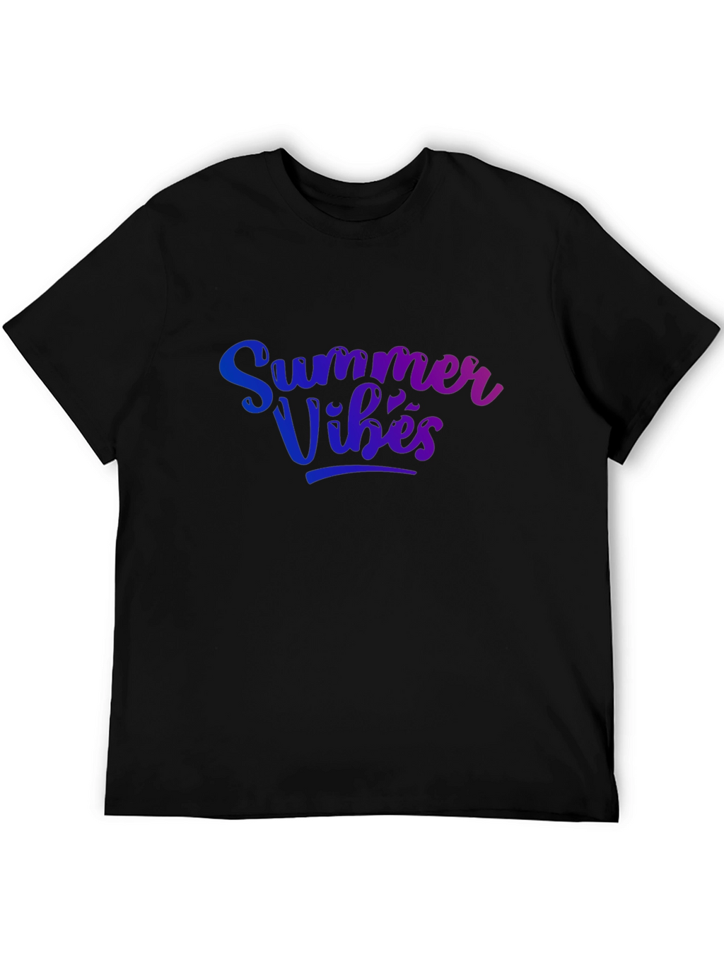 Summer Vibes Graphic Tee - Gradient Design