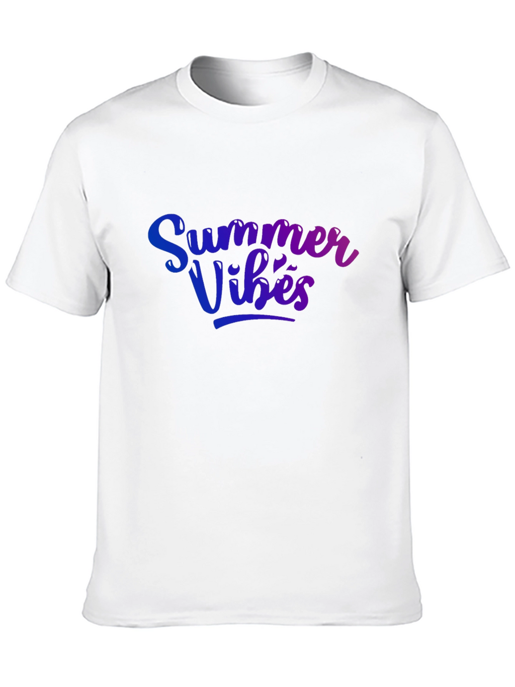 Summer Vibes Graphic Tee - Gradient Design