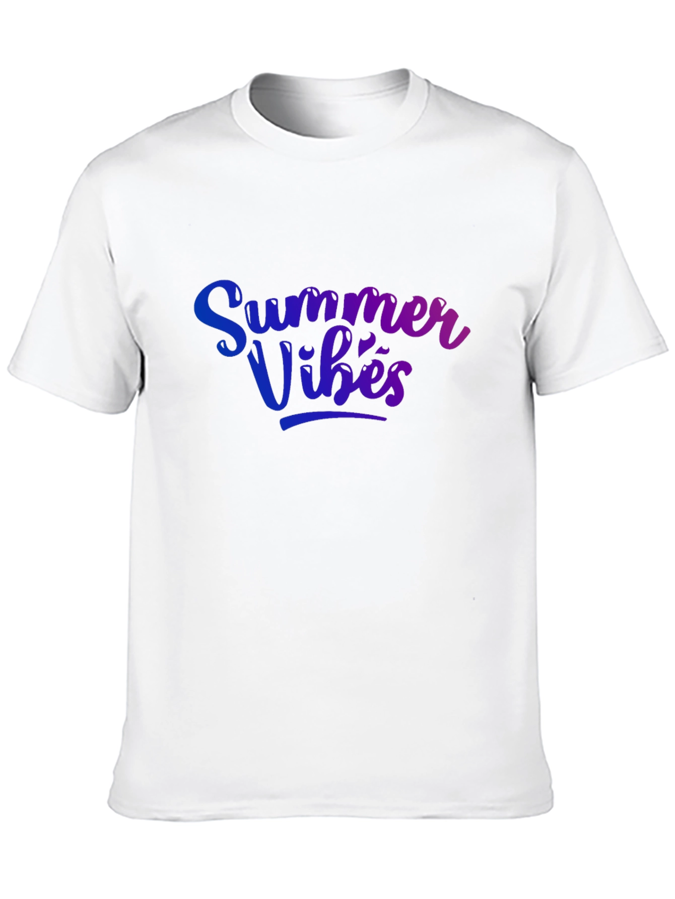 Summer Vibes Graphic Tee - Gradient Design
