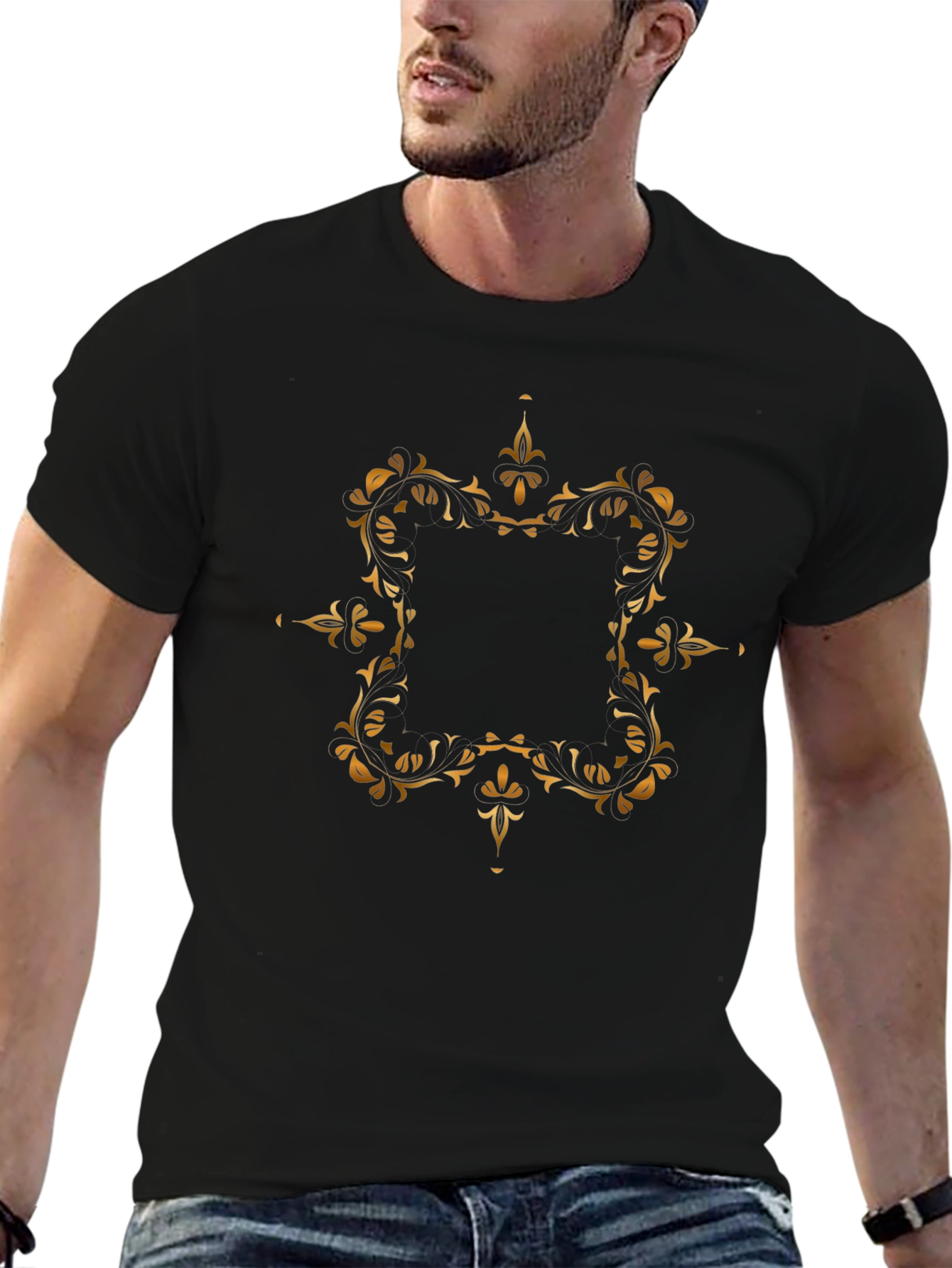 Ornate Square Graphic Tee