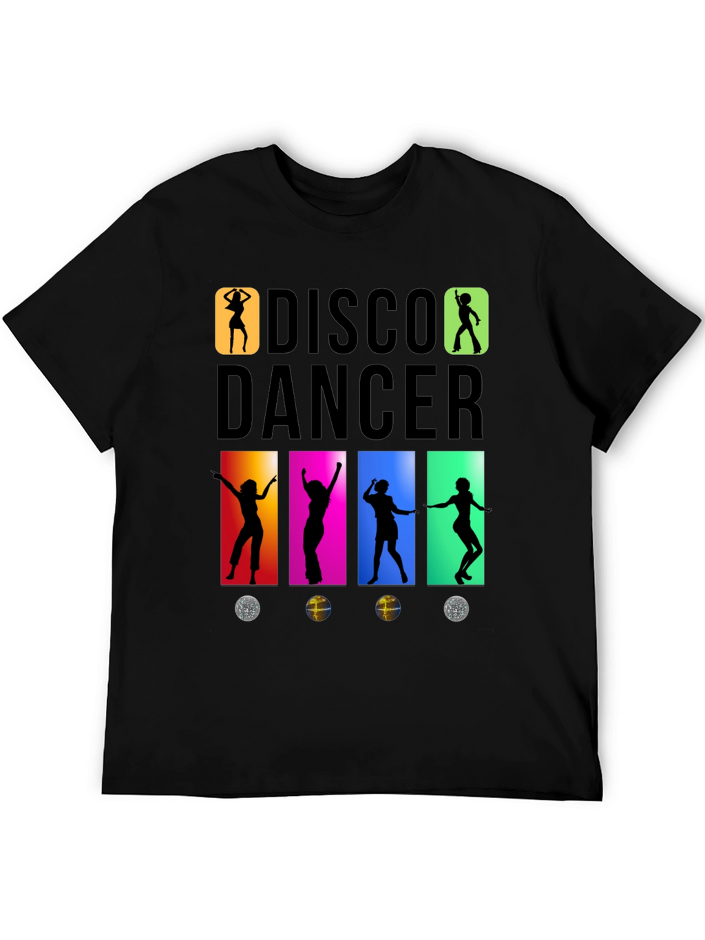 Retro Disco Dancer Graphic T-Shirt
