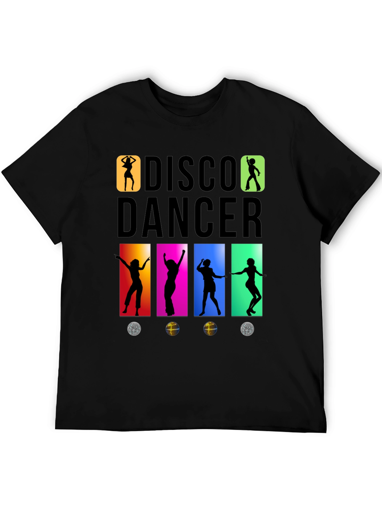 Retro Disco Dancer Graphic T-Shirt