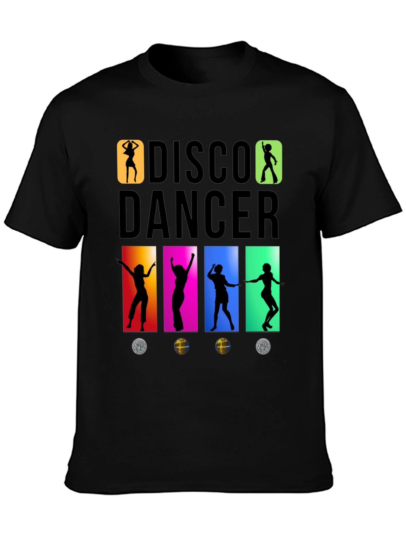 Retro Disco Dancer Graphic T-Shirt