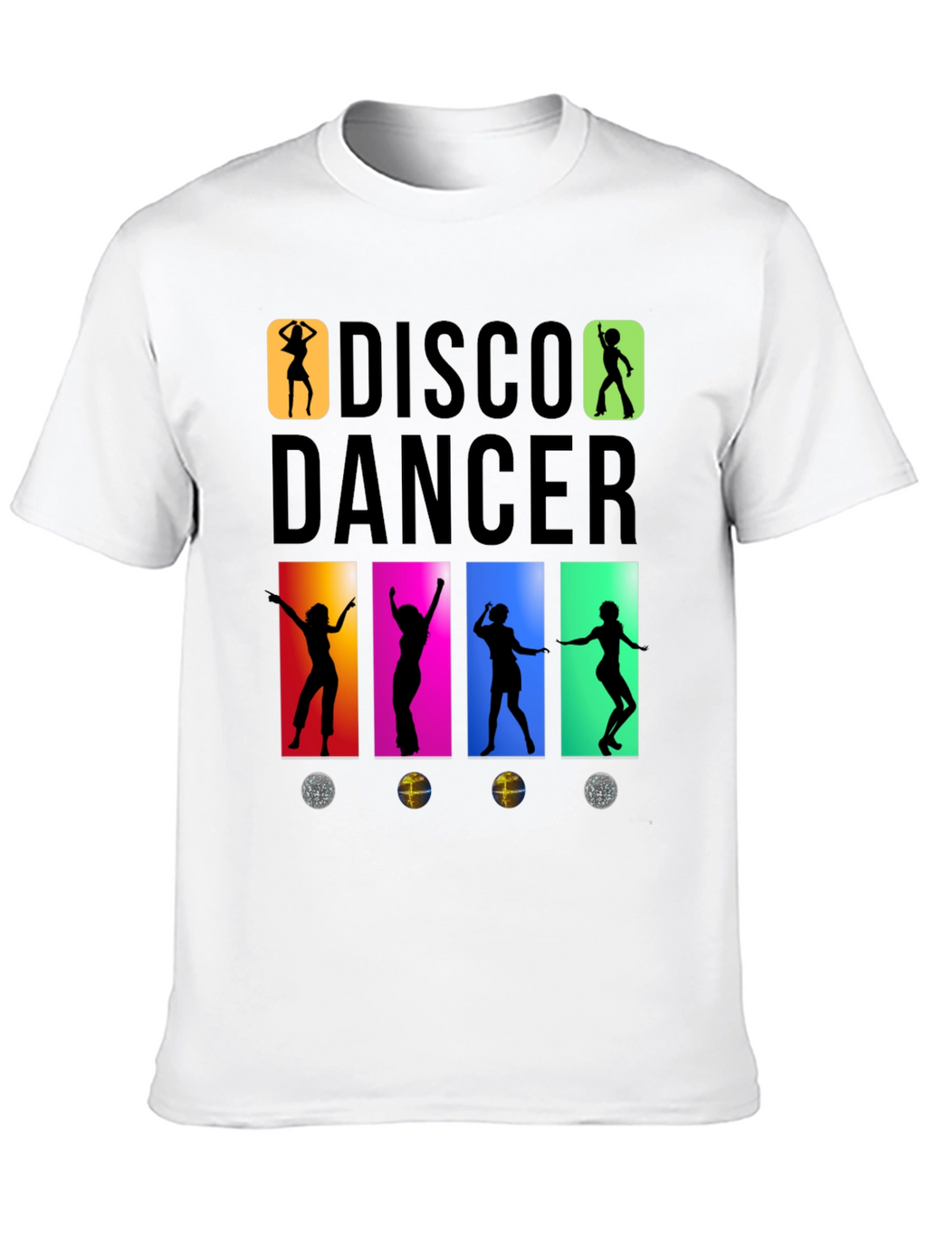 Retro Disco Dancer Graphic T-Shirt