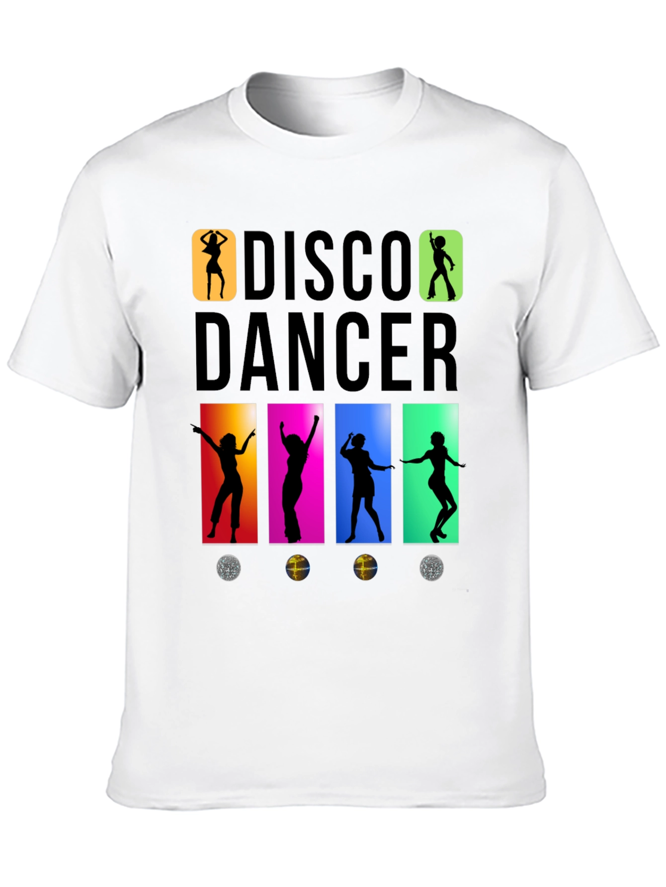 Retro Disco Dancer Graphic T-Shirt