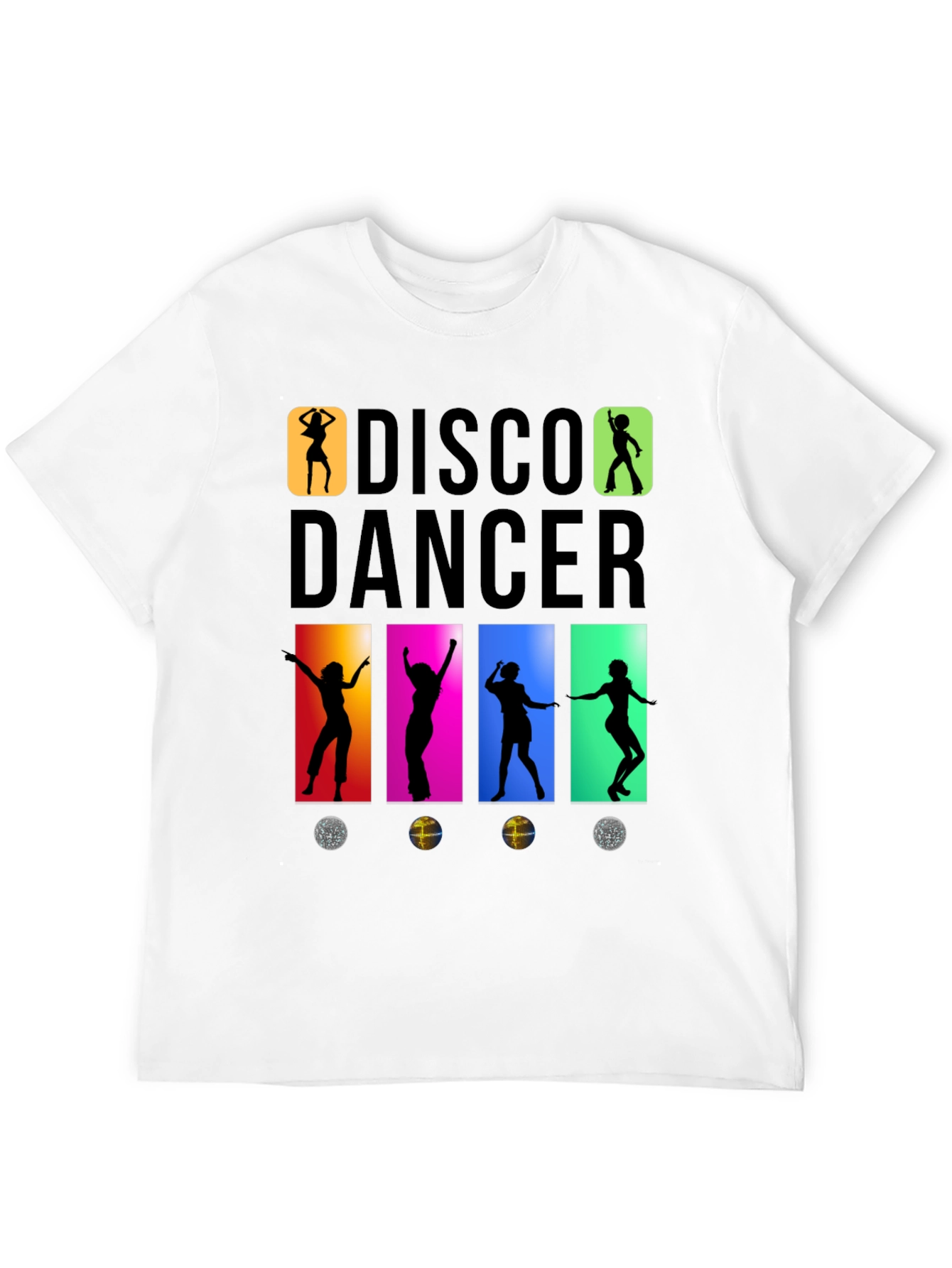 Retro Disco Dancer Graphic T-Shirt
