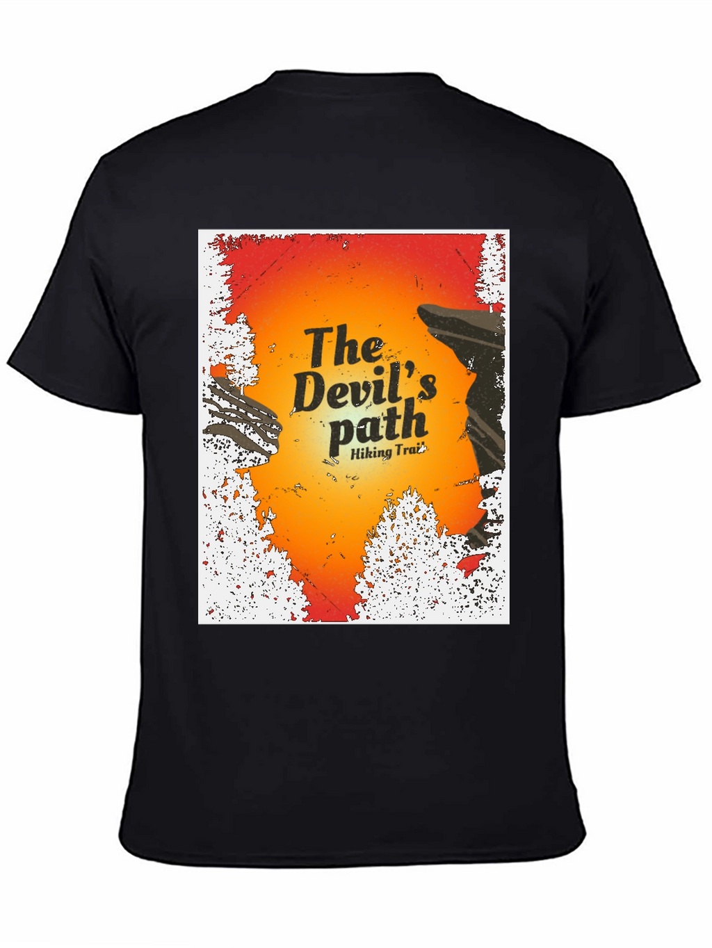 Devils Path Hiking Trail Graphic T-Shirt