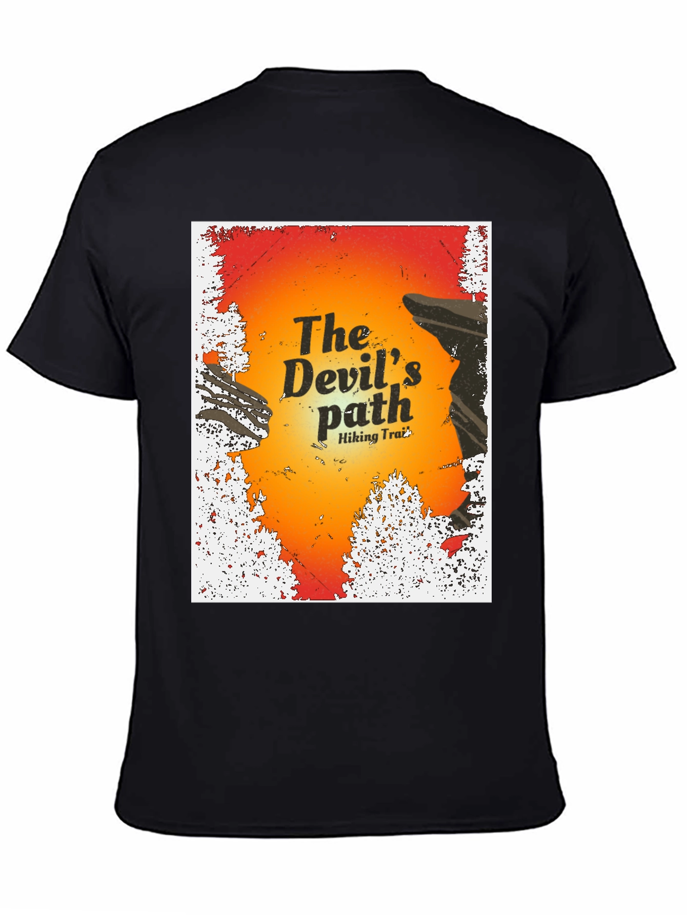 Devils Path Hiking Trail Graphic T-Shirt