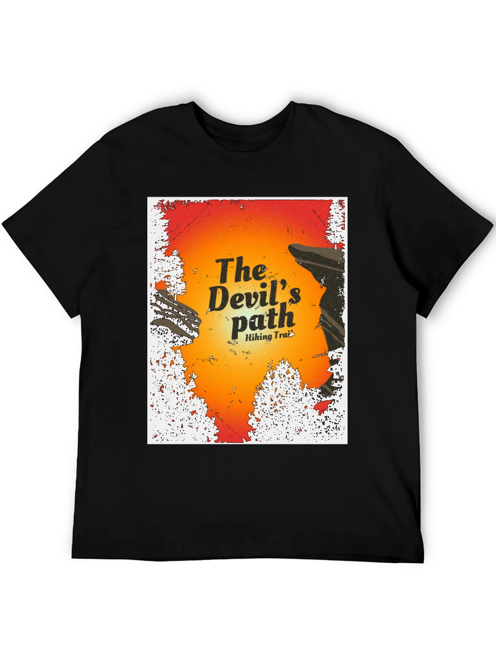 Devils Path Hiking Trail Graphic T-Shirt