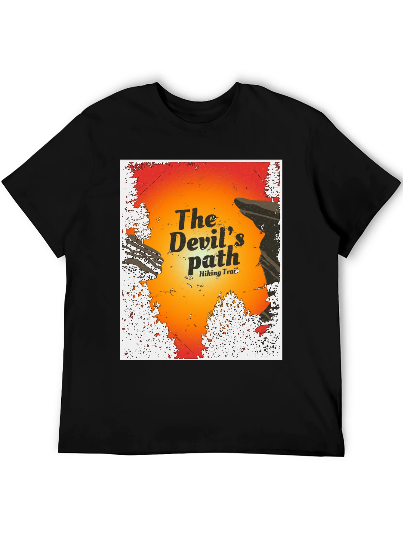 Devils Path Hiking Trail Graphic T-Shirt