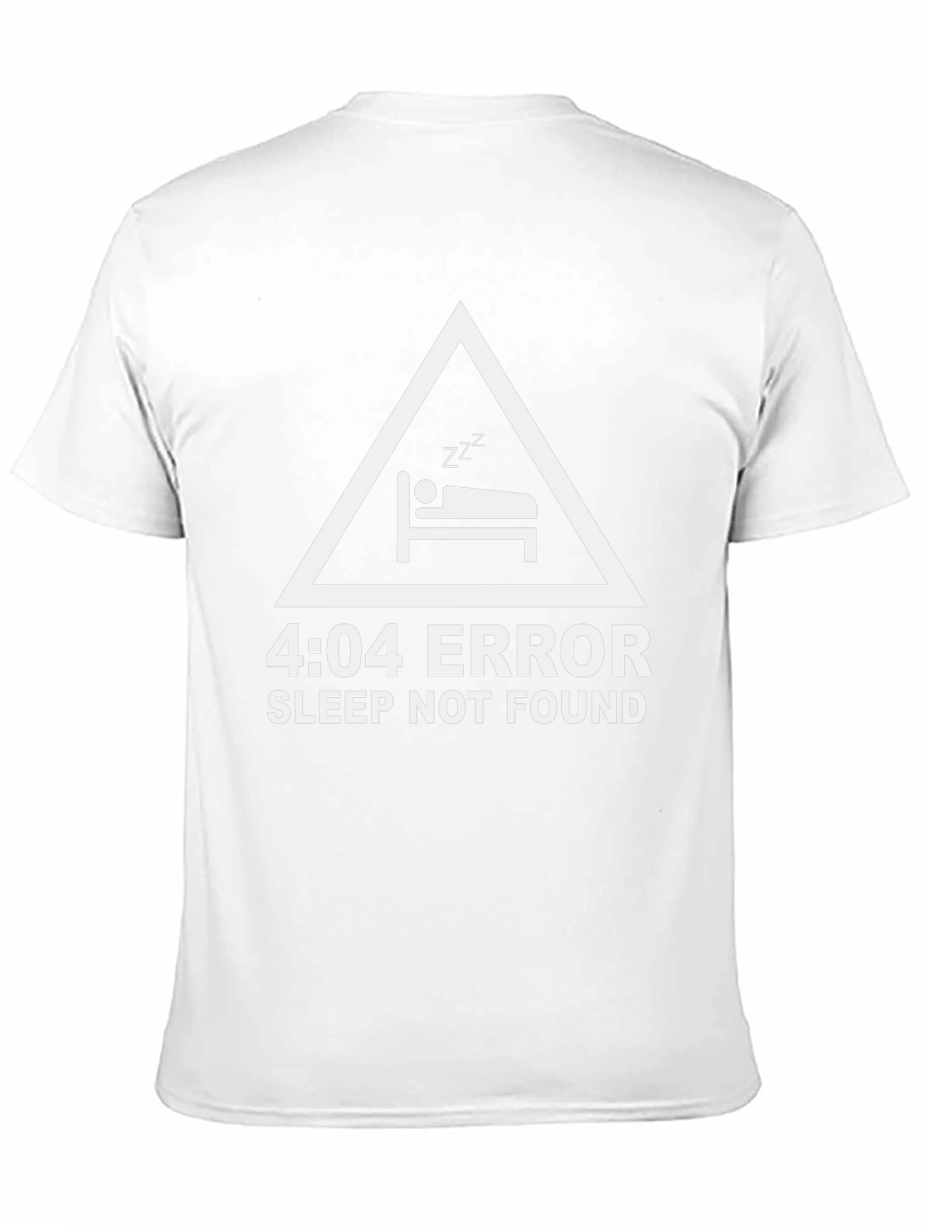 4:04 Error Sleep Not Found Black T-Shirt