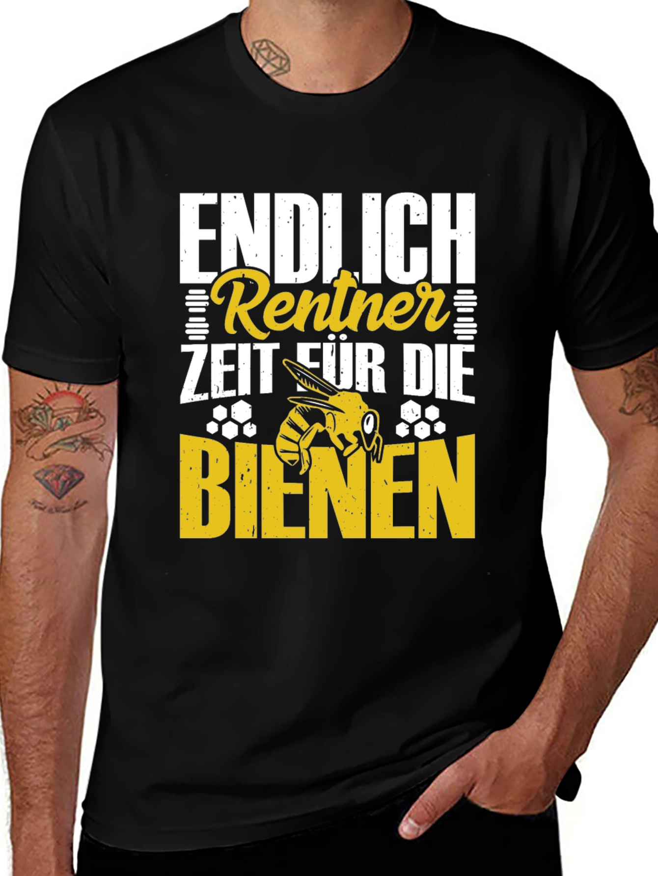 Retirement Bee T-Shirt: Endlich Rentner Zeit für die Bienen