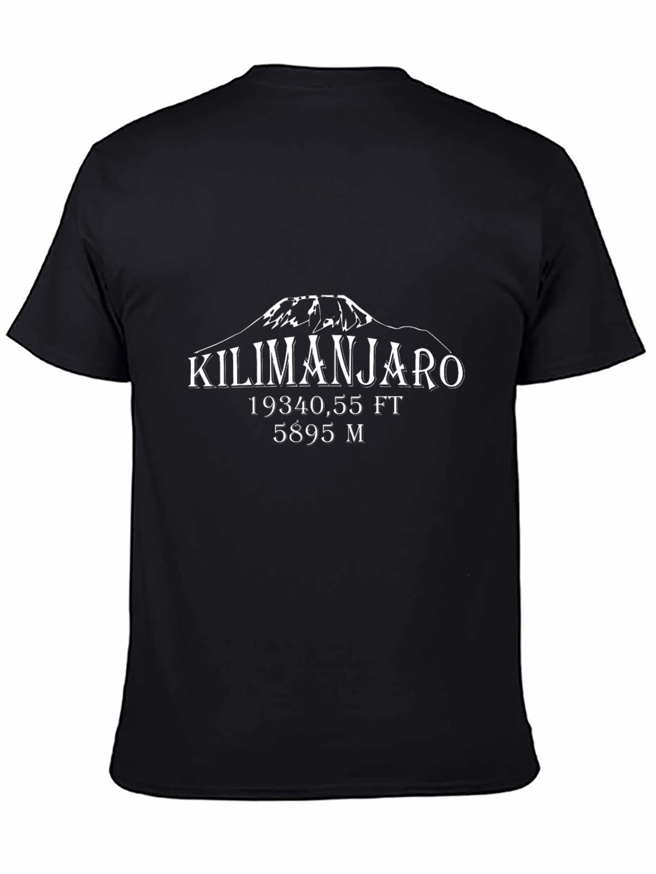 Kilimanjaro Graphic Tee - Mountain Adventure Black Shirt