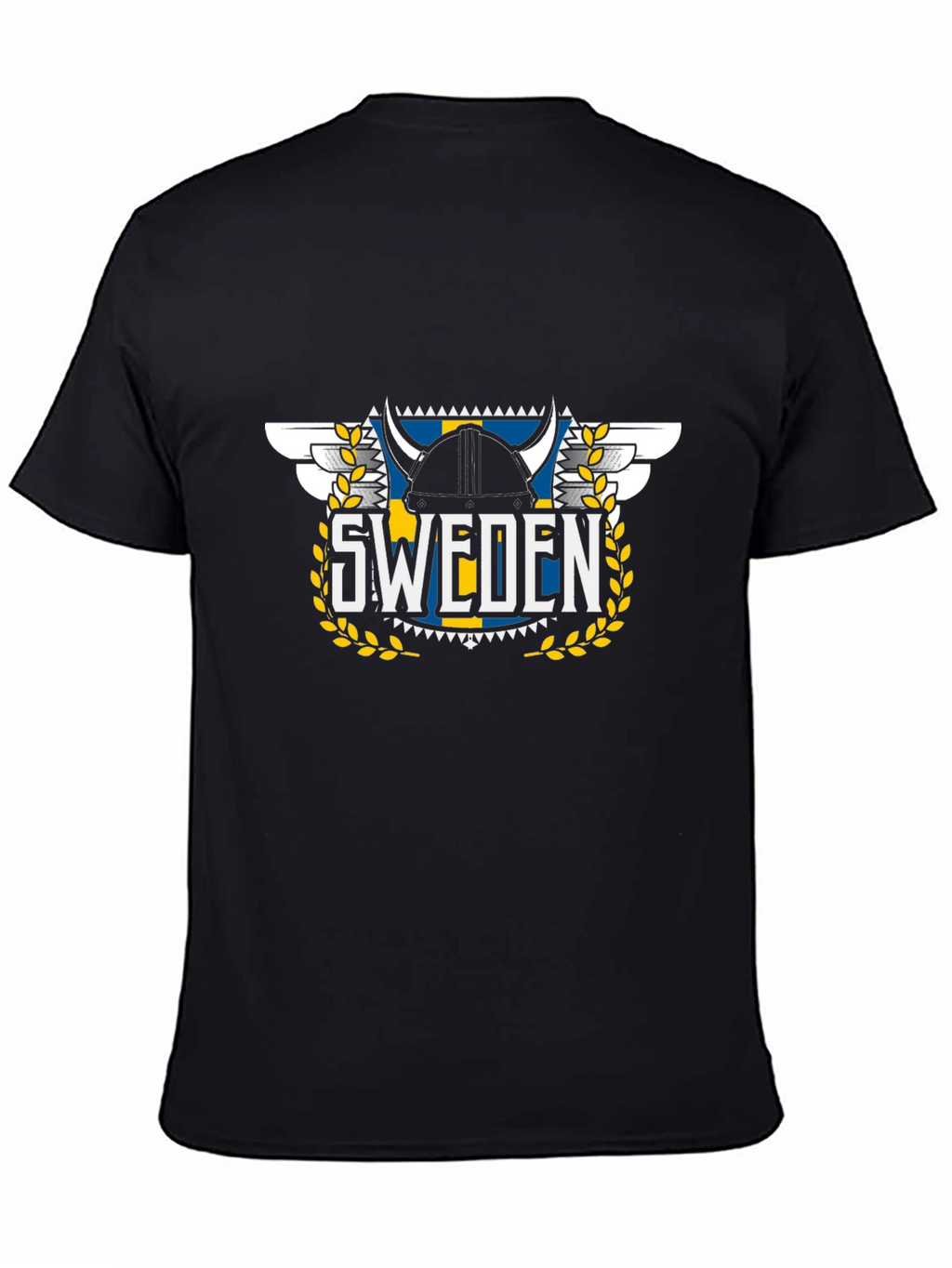 Sweden Viking T-Shirt - Black