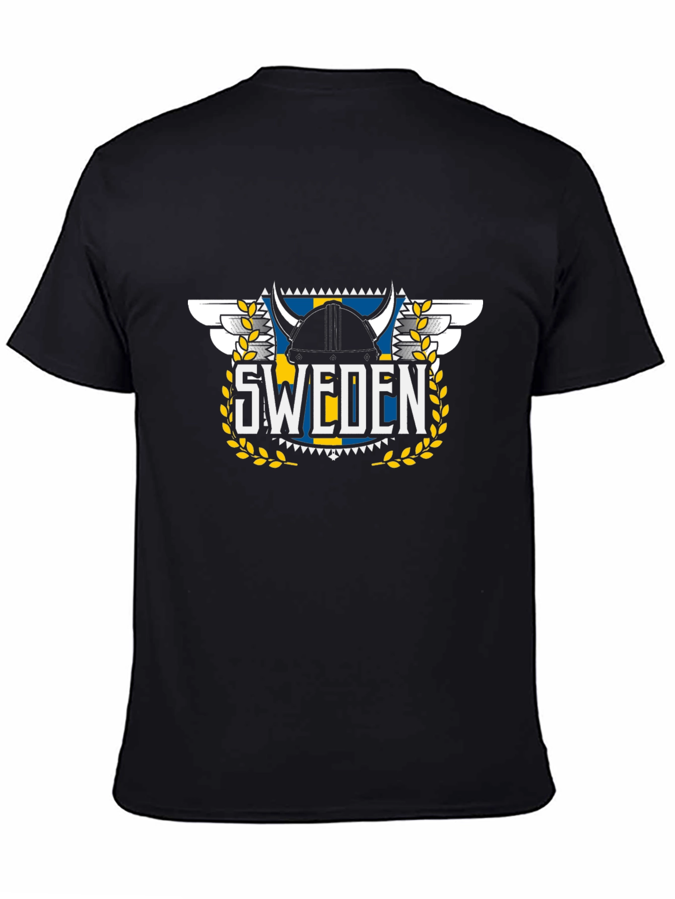 Sweden Viking T-Shirt - Black
