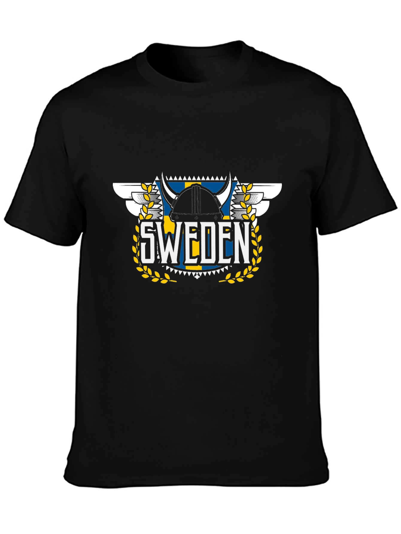Sweden Viking T-Shirt - Black