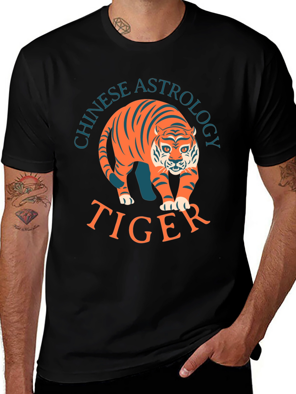 Chinese Astrology Tiger T-Shirt