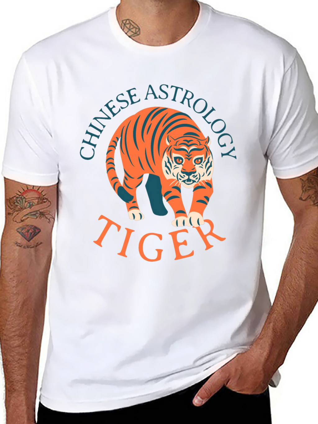 Chinese Astrology Tiger T-Shirt