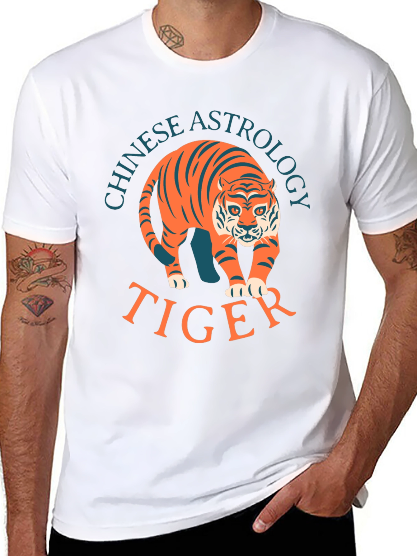 Chinese Astrology Tiger T-Shirt