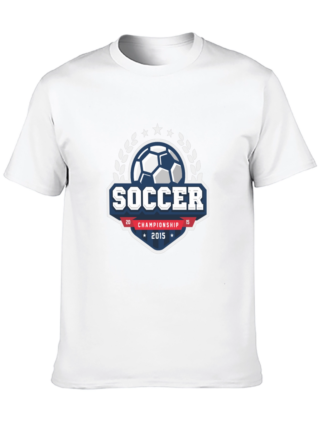 Soccer Championship 2015 Black T-Shirt
