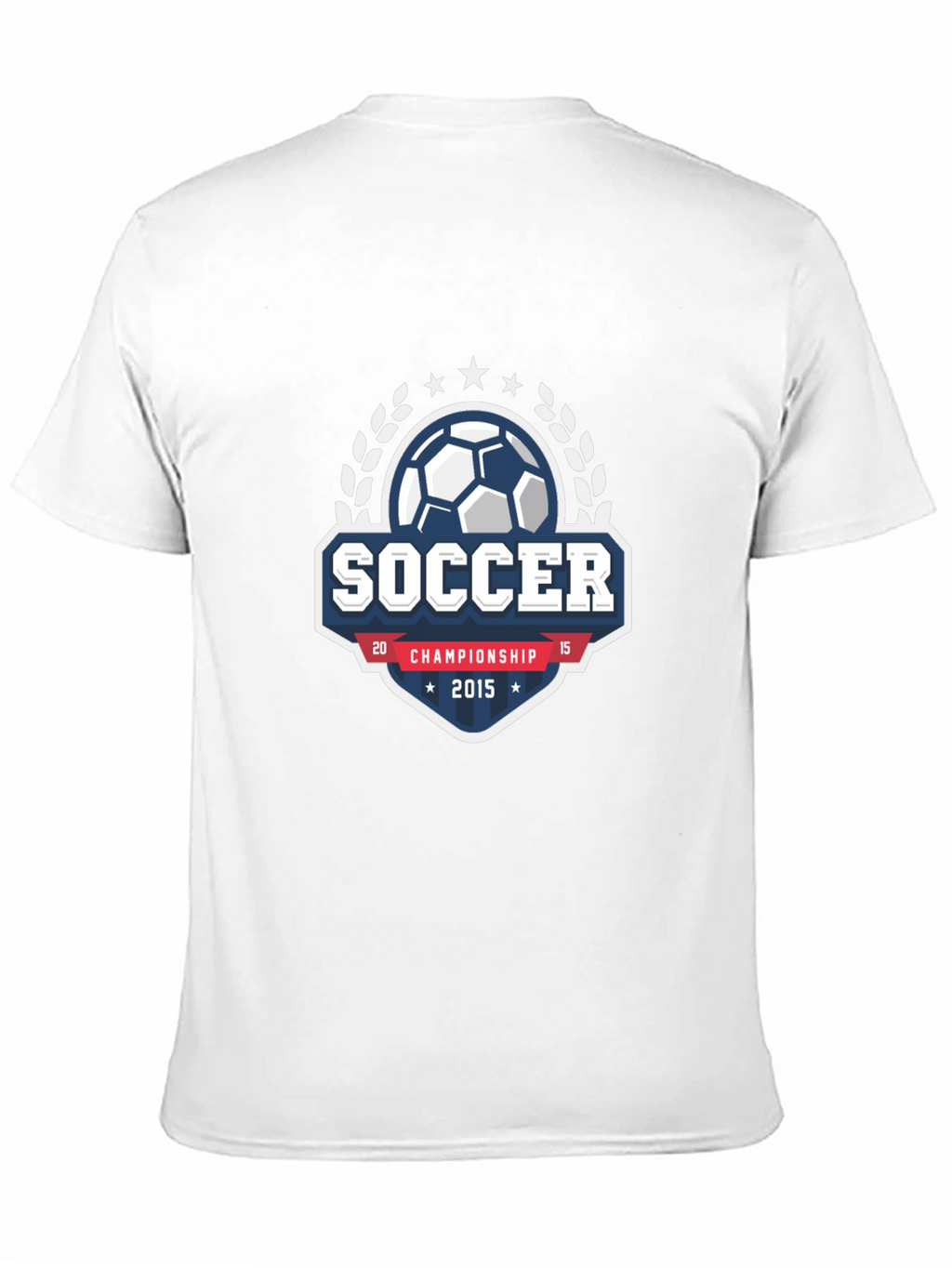 Soccer Championship 2015 Black T-Shirt