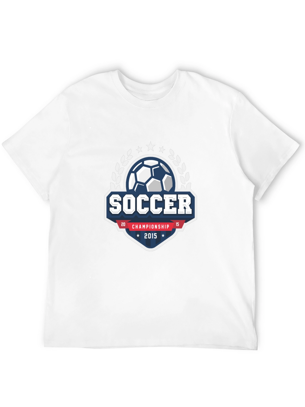 Soccer Championship 2015 Black T-Shirt