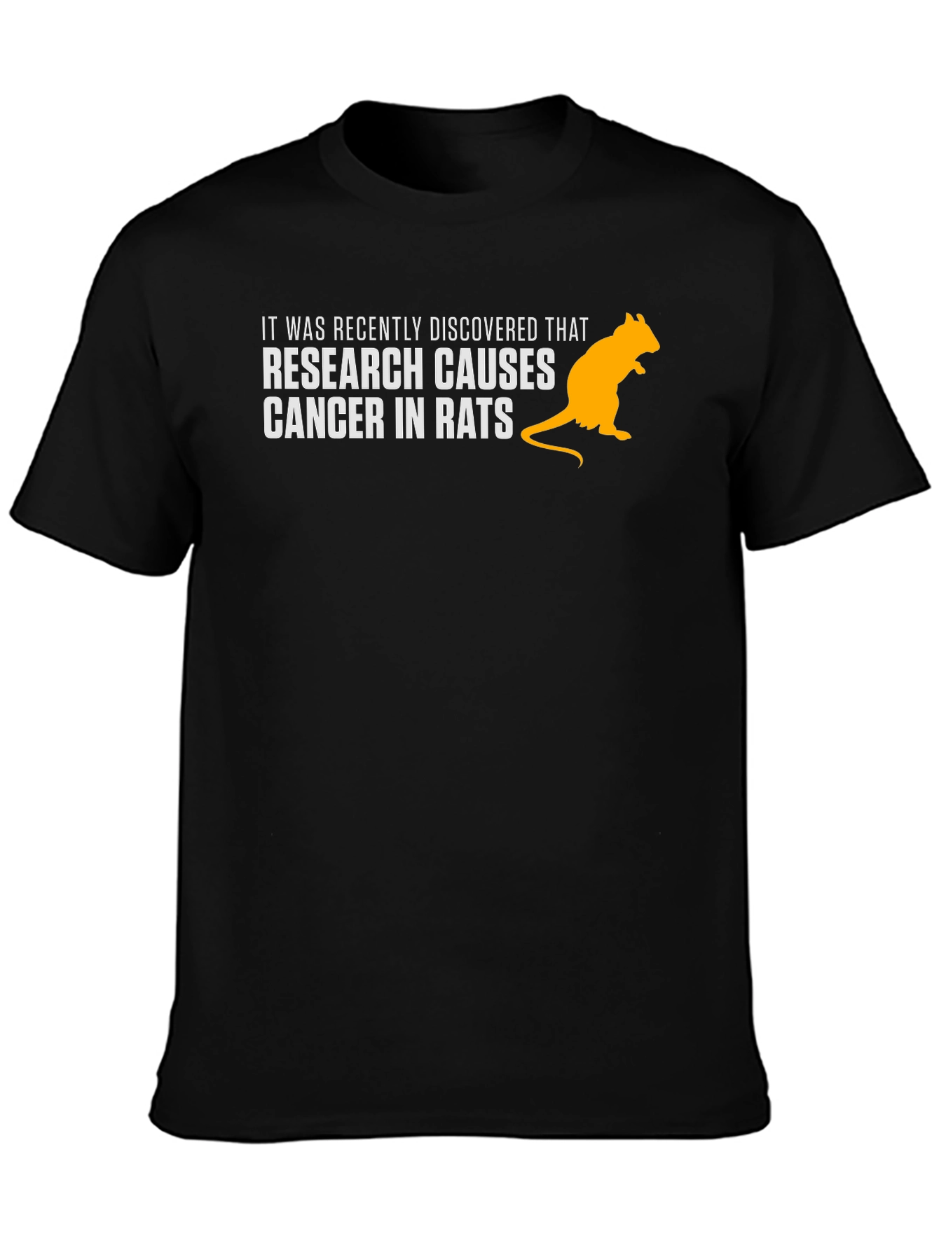 Research Causes Cancer in Rats Funny T-Shirt