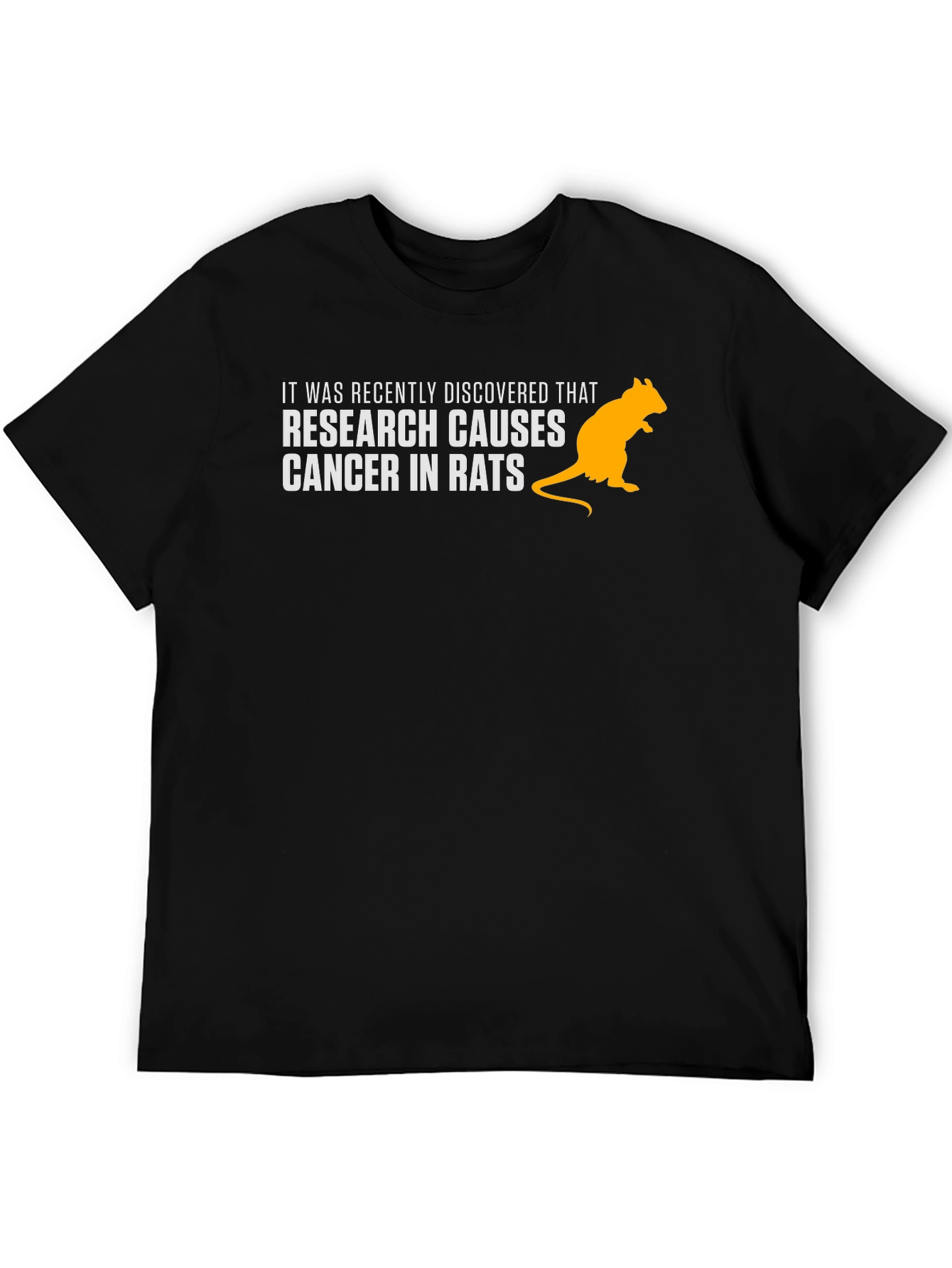 Research Causes Cancer in Rats Funny T-Shirt