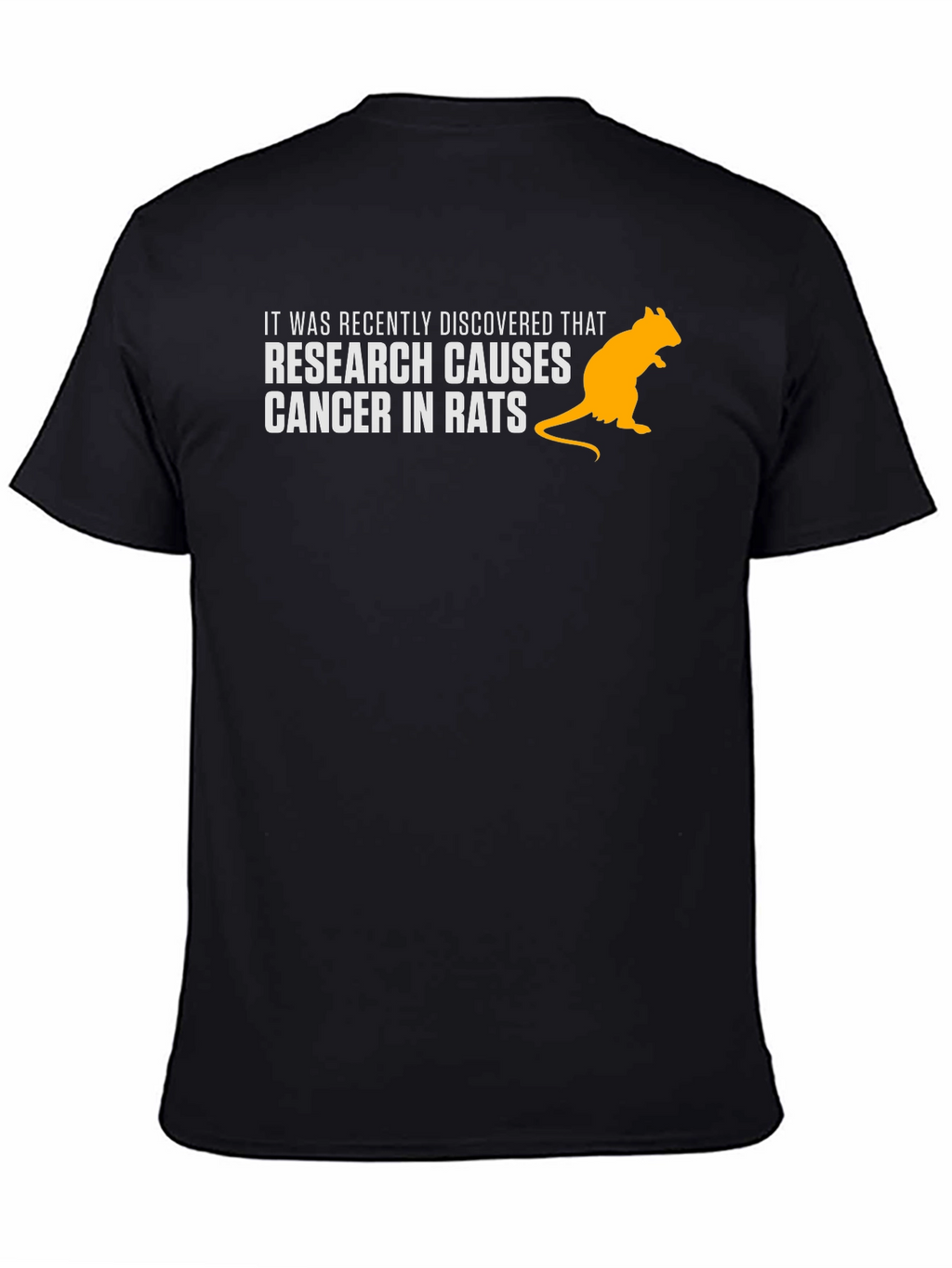 Research Causes Cancer in Rats Funny T-Shirt
