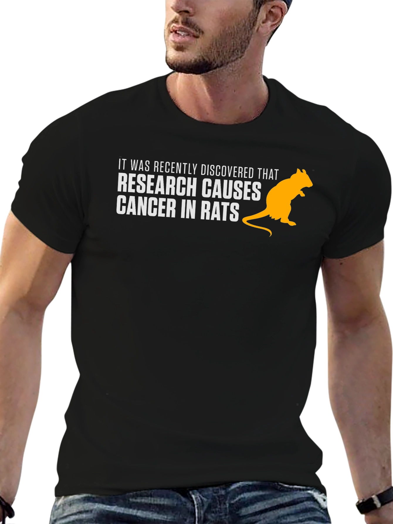 Research Causes Cancer in Rats Funny T-Shirt