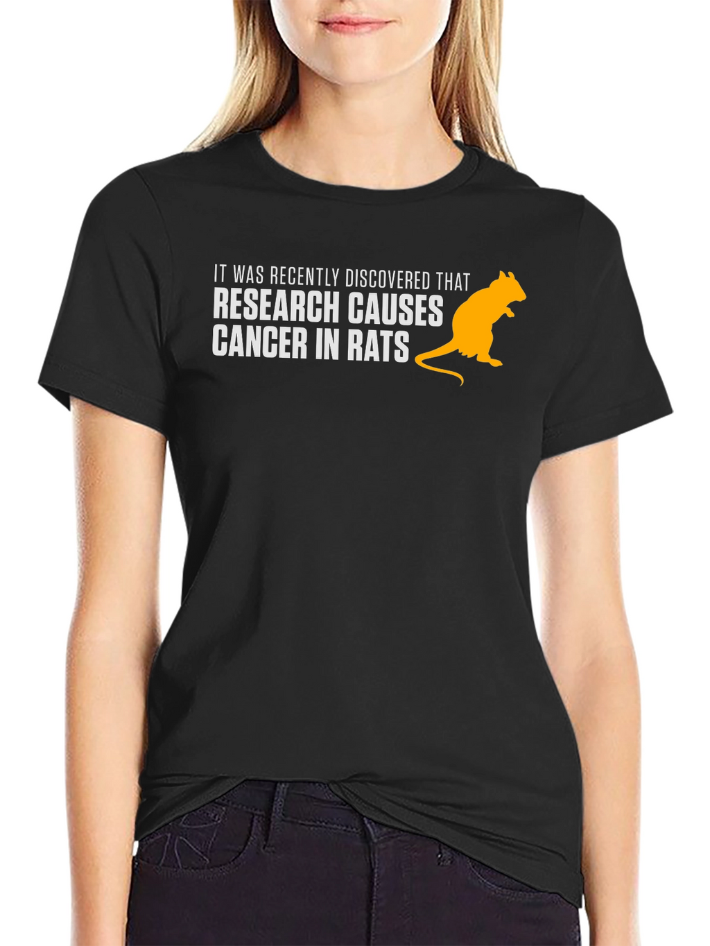 Research Causes Cancer in Rats Funny T-Shirt