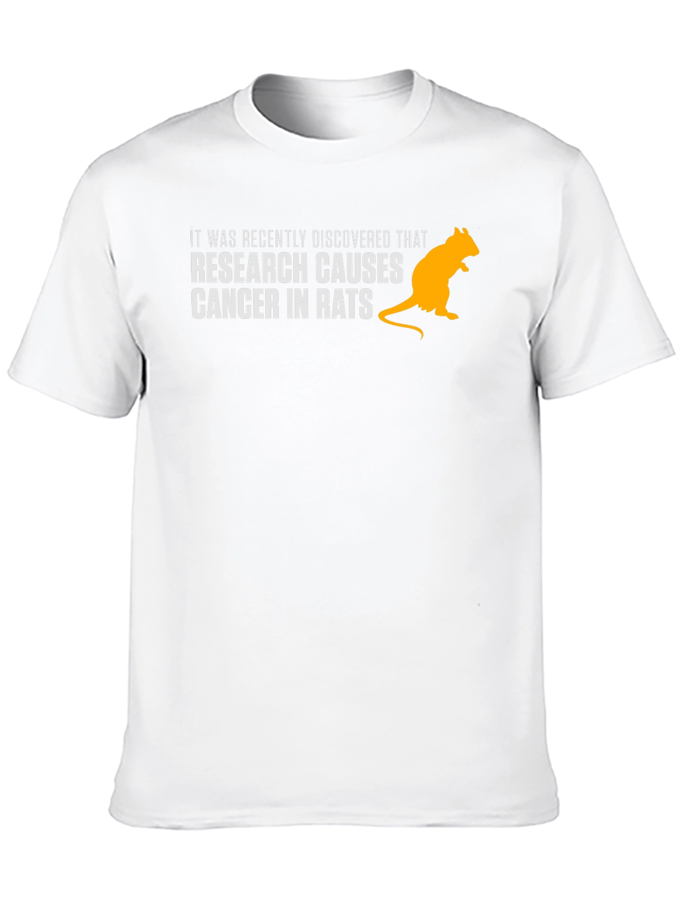 Research Causes Cancer in Rats Funny T-Shirt