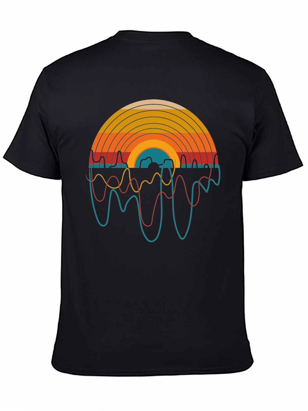 Retro Record Player Graphic T-Shirt