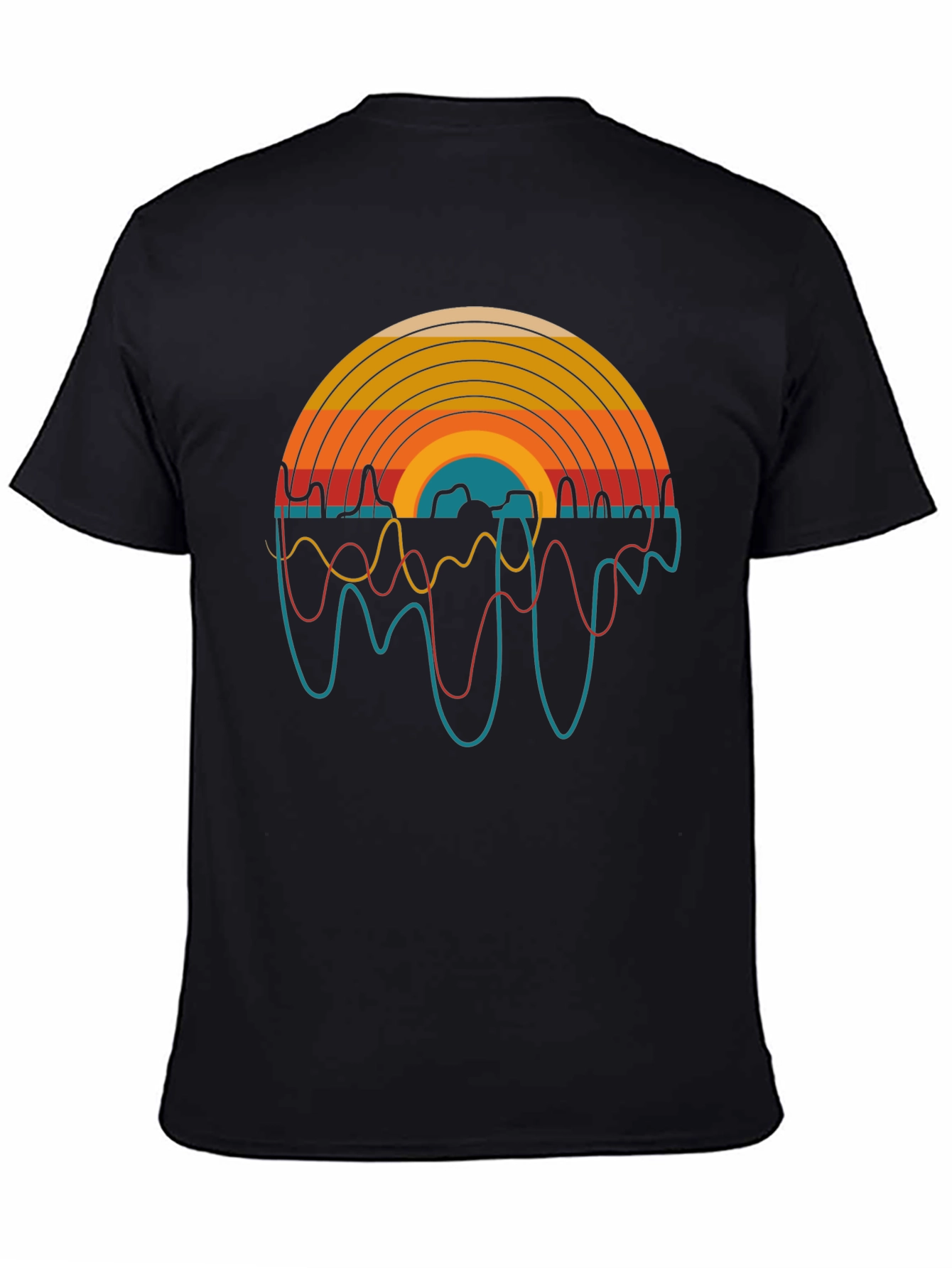Retro Record Player Graphic T-Shirt