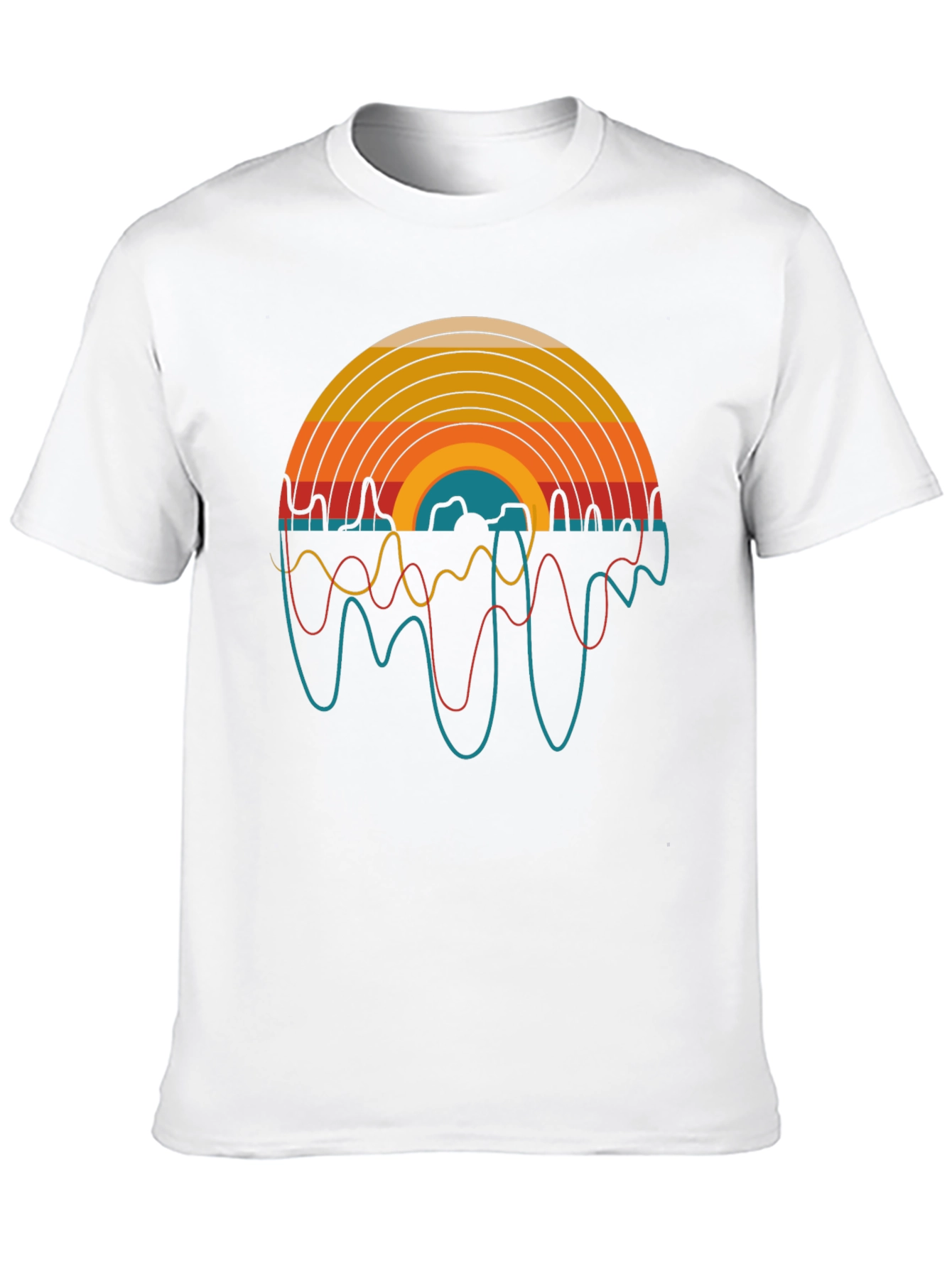 Retro Record Player Graphic T-Shirt