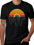 Retro Record Player Graphic T-Shirt