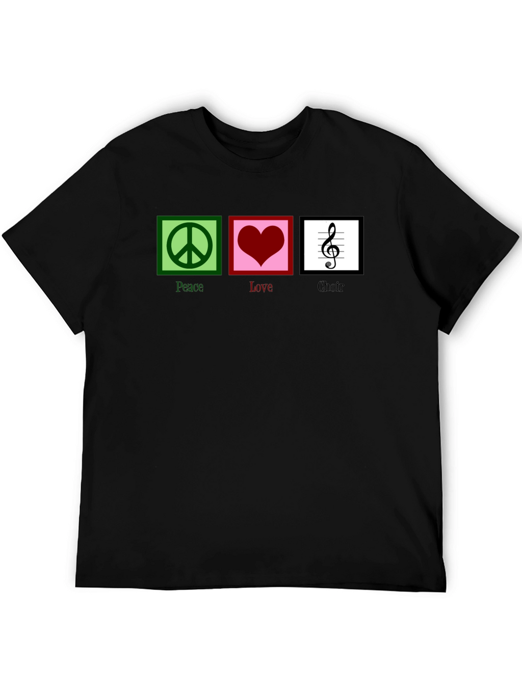 Peace Love Choir Graphic T-Shirt