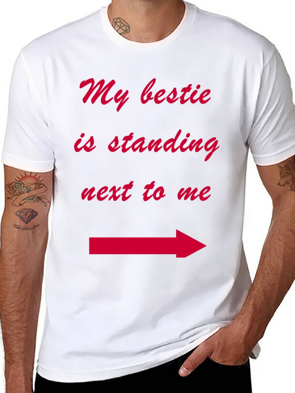My Bestie T-Shirt Arrow Pointing Best Friend