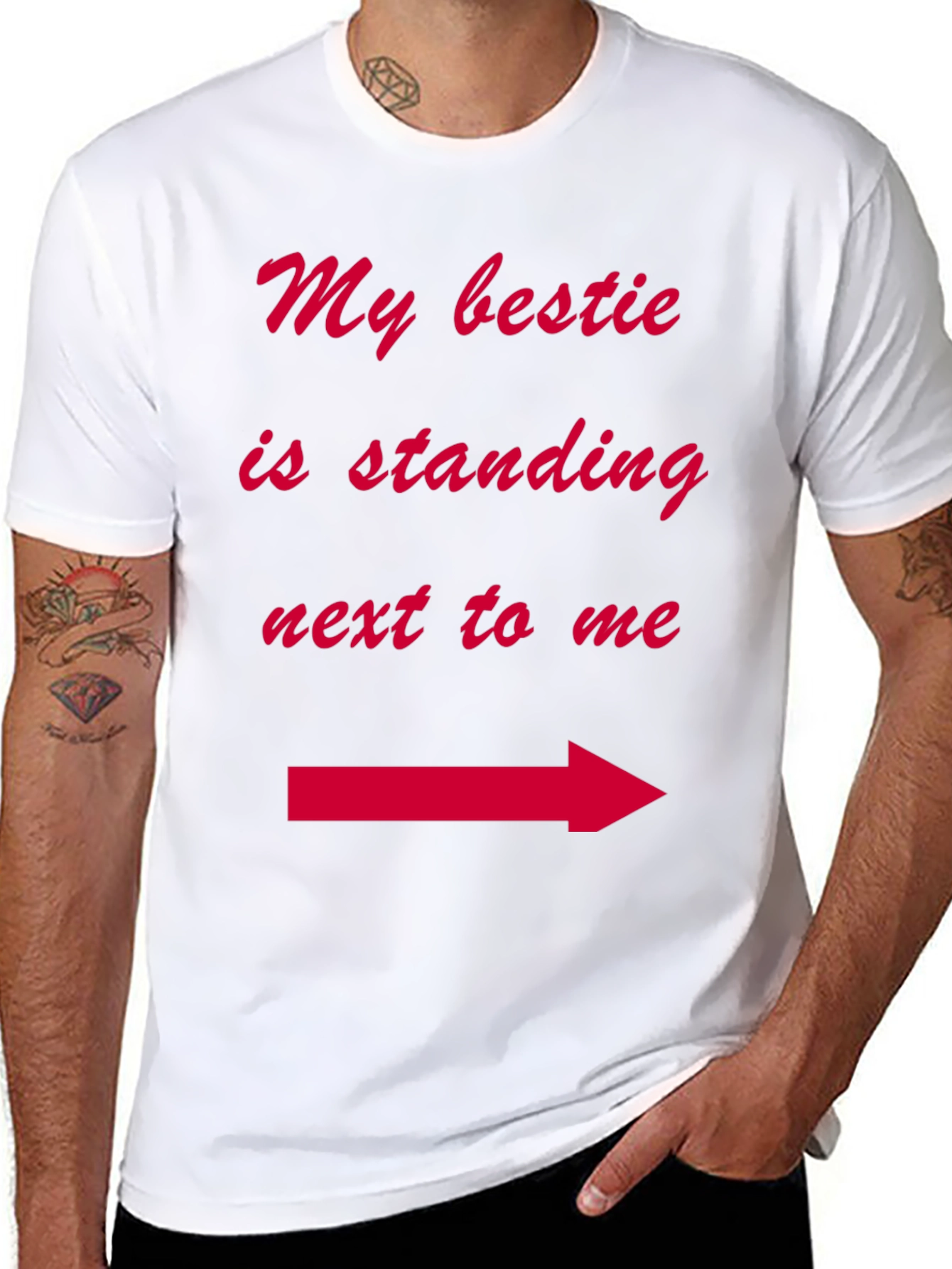 My Bestie T-Shirt Arrow Pointing Best Friend