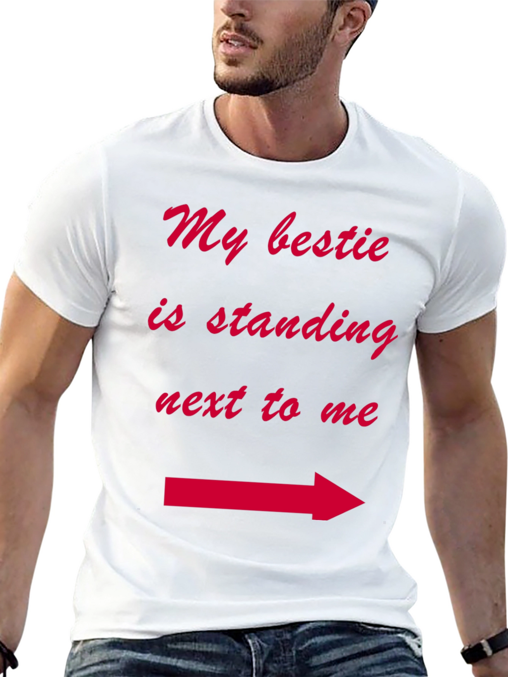 My Bestie T-Shirt Arrow Pointing Best Friend