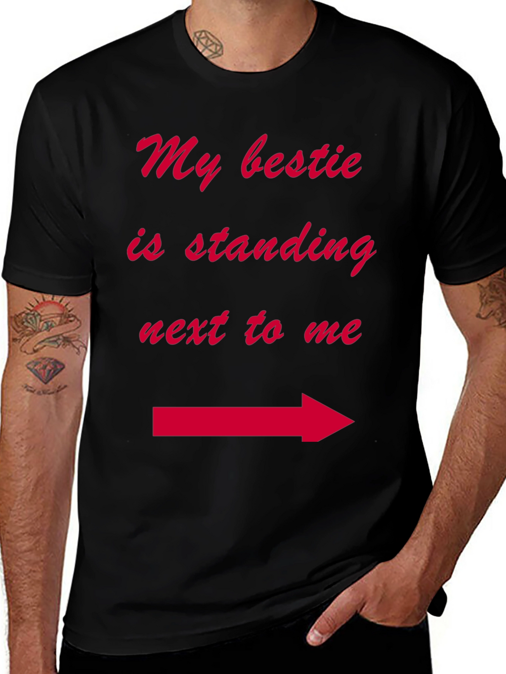 My Bestie T-Shirt Arrow Pointing Best Friend