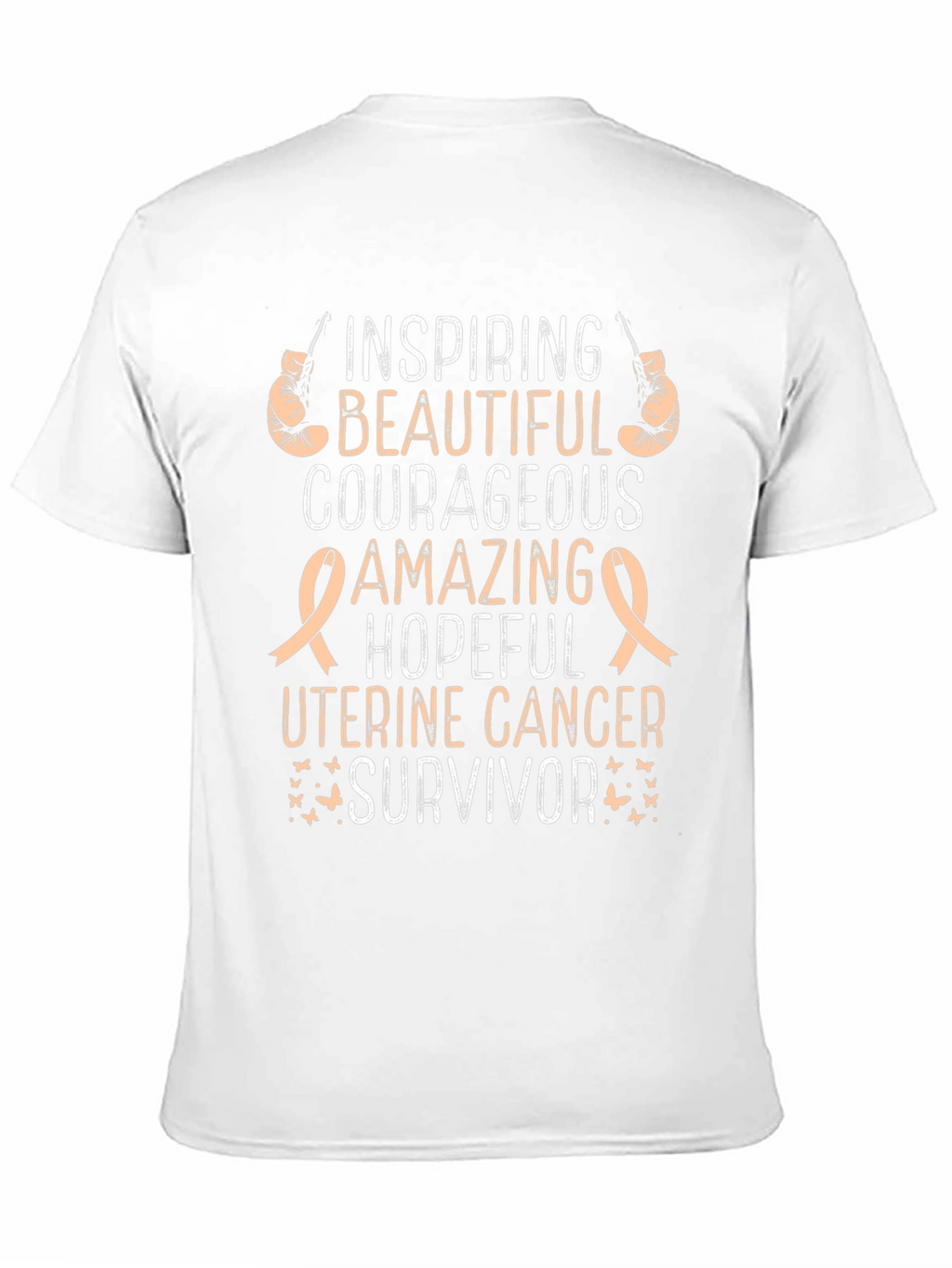 Uterine Cancer Survivor T-Shirt - Inspiring Beautiful