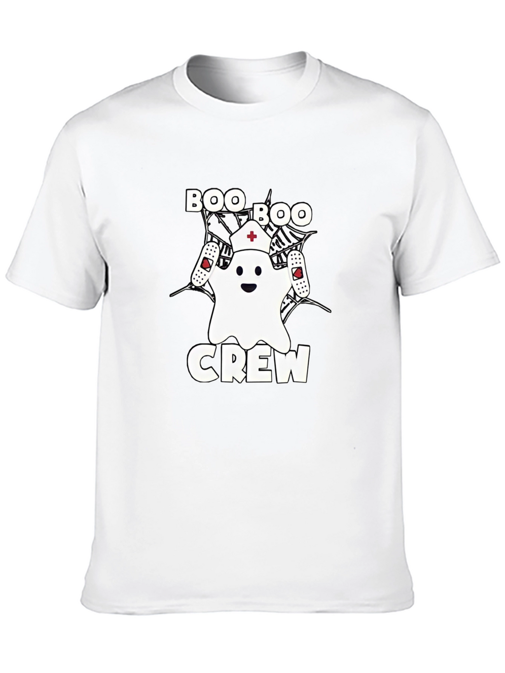 Boo Boo Crew Ghost Nurse Halloween T-Shirt