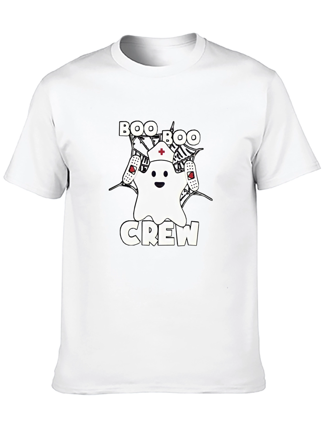 Boo Boo Crew Ghost Nurse Halloween T-Shirt
