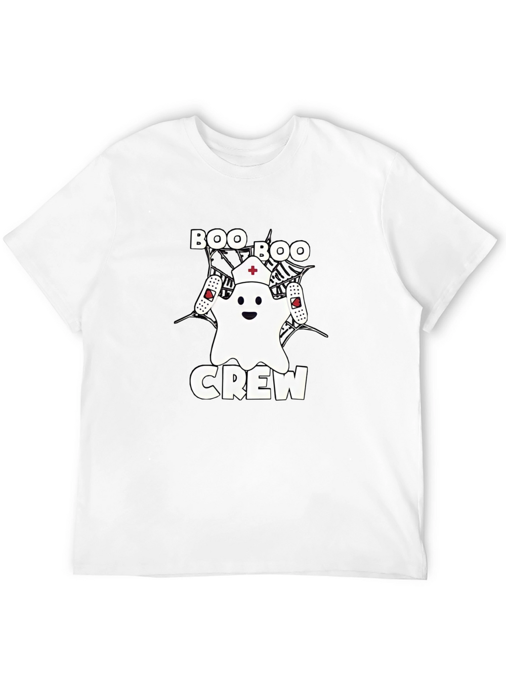 Boo Boo Crew Ghost Nurse Halloween T-Shirt