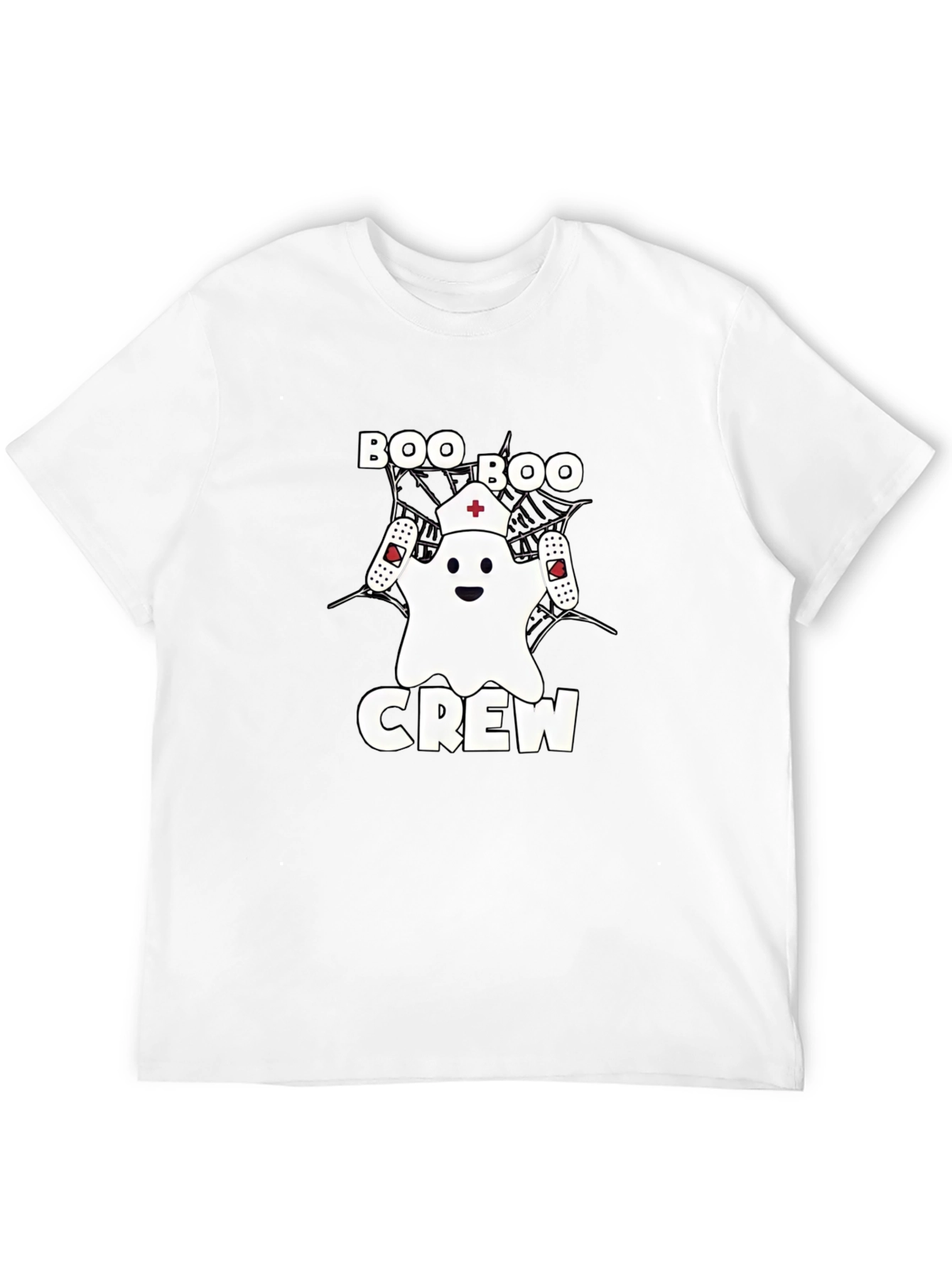 Boo Boo Crew Ghost Nurse Halloween T-Shirt