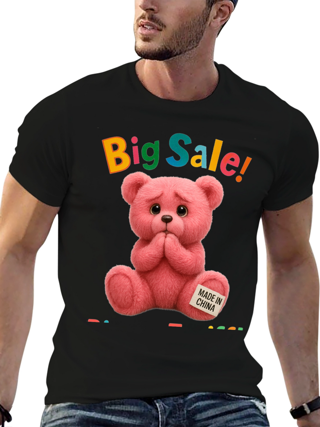 Big Sale Pink Teddy Bear T-Shirt