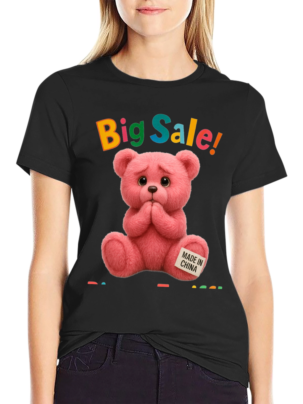 Big Sale Pink Teddy Bear T-Shirt